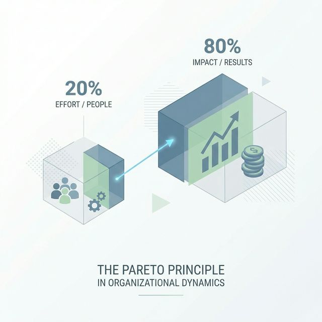 組織づくりとパレートの法則